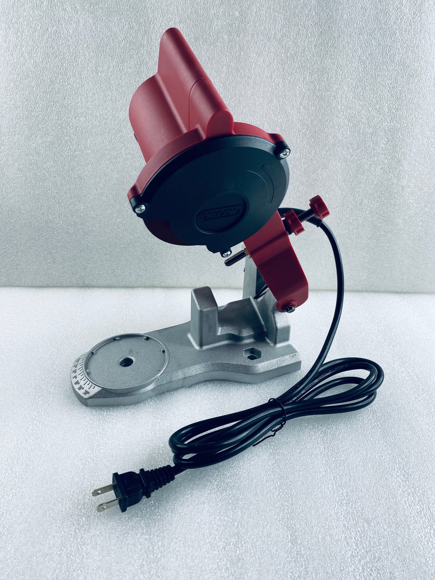 New Open Box Oregon Compact 120V Bench Grinder, Universal Saw Chain Sharpener