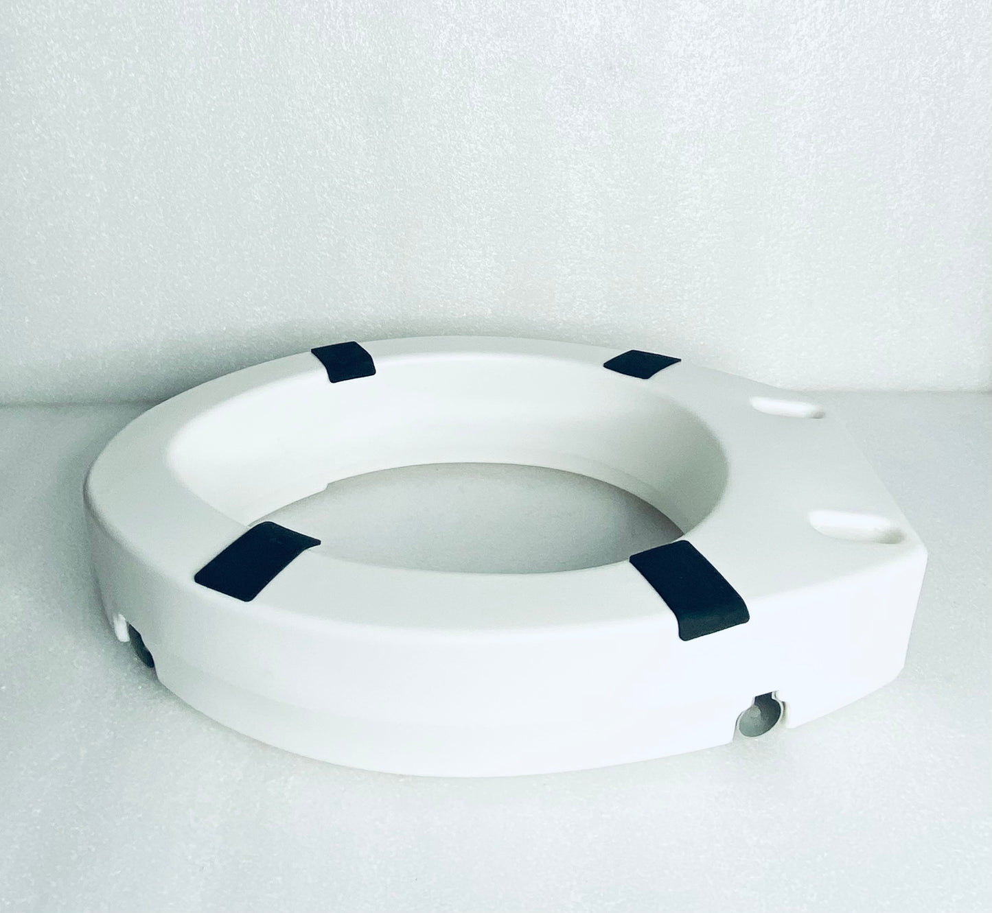 New Open Box - Compass Elongated 3.5" High Raised Toilet Seat With Arms