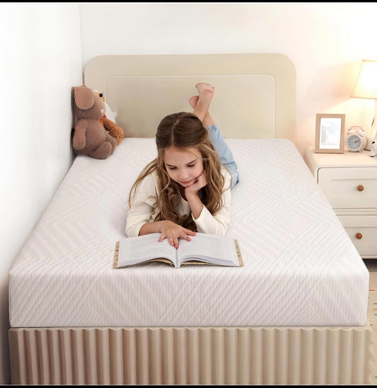 New Open Box MLILY 6 Inch Twin Size Memory Foam Mattress, Medium Firm