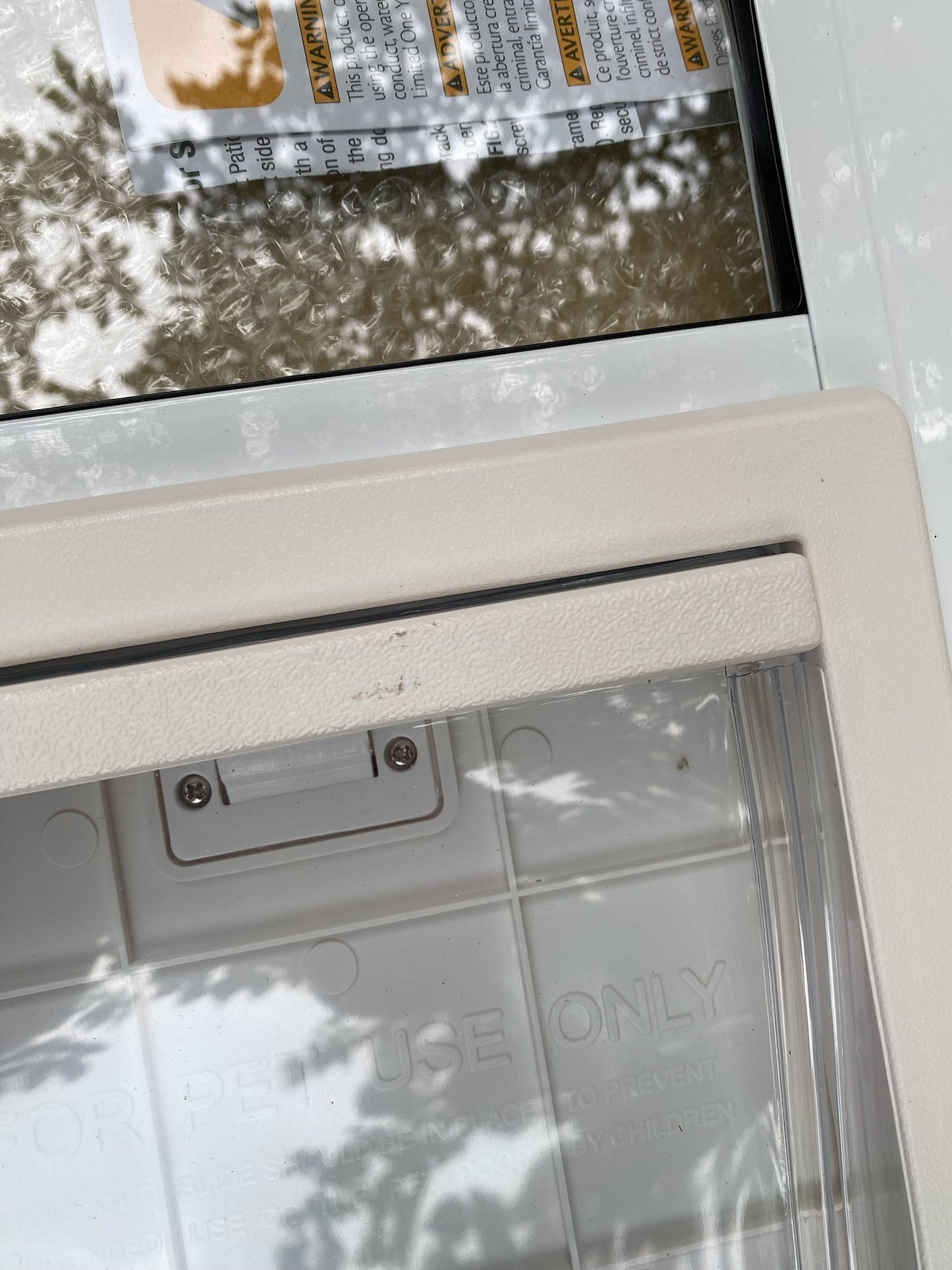 New Other ideal Pet FastFit 77.6”-80.4” Patio Pet Door With 7” x 11 1/4” Flap