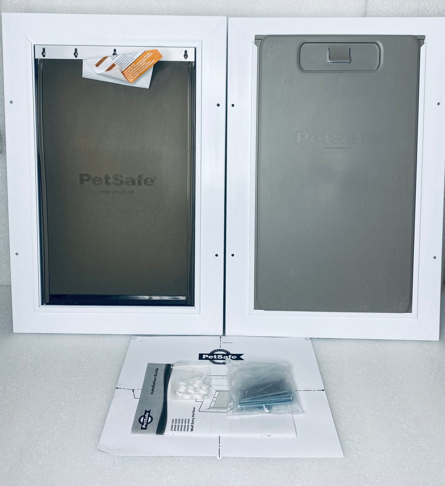 New Other PetSafe White Large Wall Entry Pet Door W/ 10 1/4” x 16 1/4” Door Flap