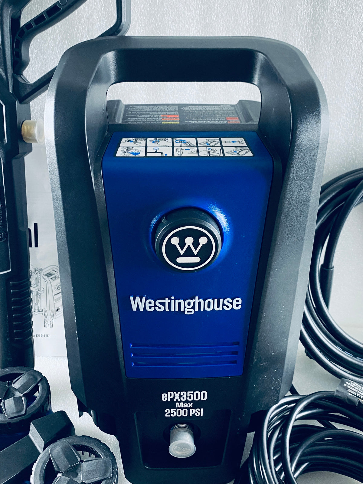 Like New Westinghouse 2500PSI Max&1.76GPM Max Electric Pressure Washer W/ Wheels