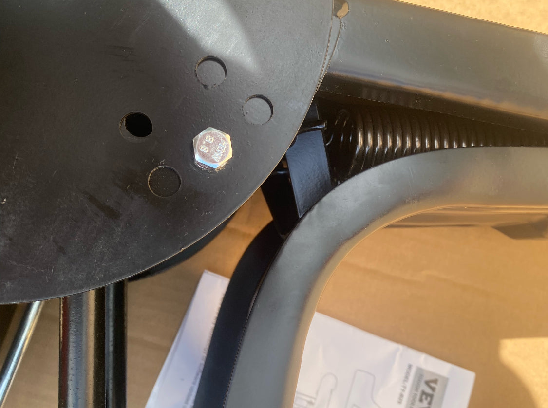 VEVOR Universal Adjustable Forklift/Tractor Seat With Micro Switch, Black