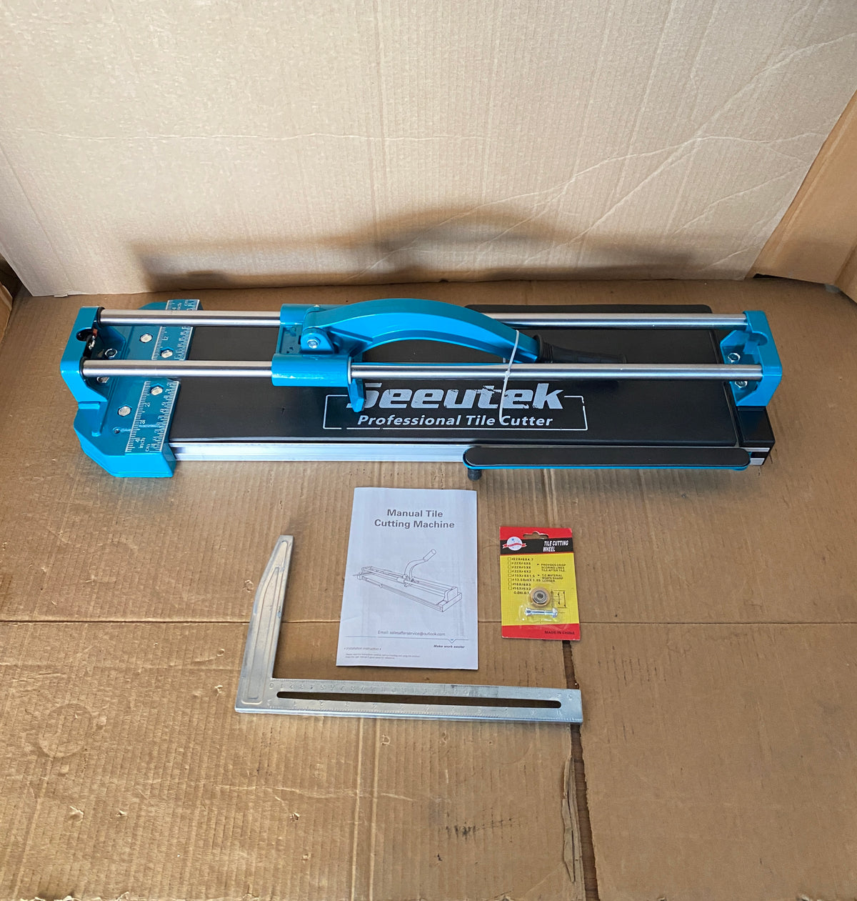 New Other Seeutek 24” Manual Porcelain Ceramic Tile Cutter W/ Infrared Position