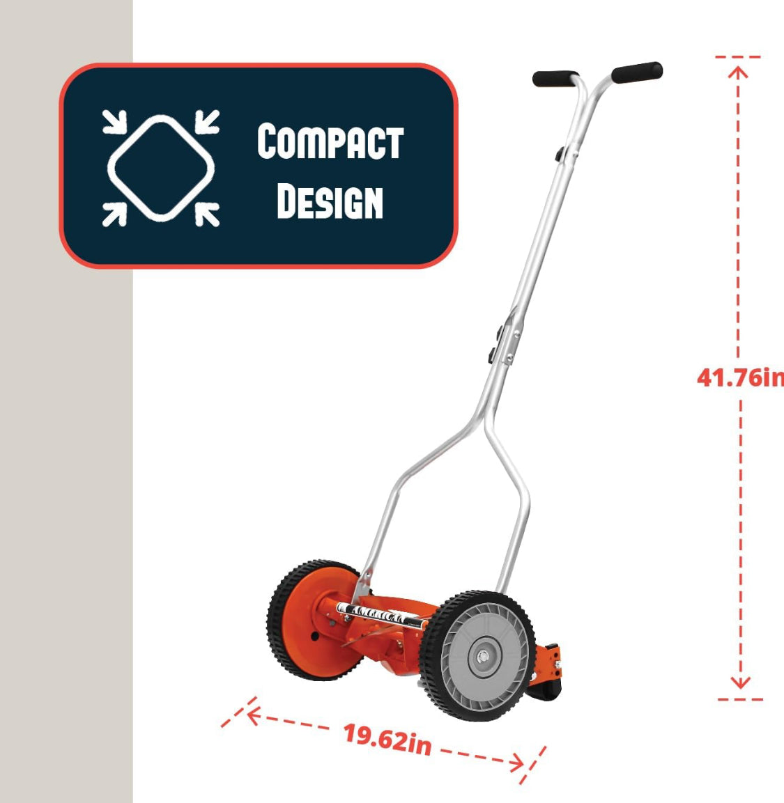 New Other American Lawn Mower Company 14in. 4-Blade Push Reel Lawn Mower, Red