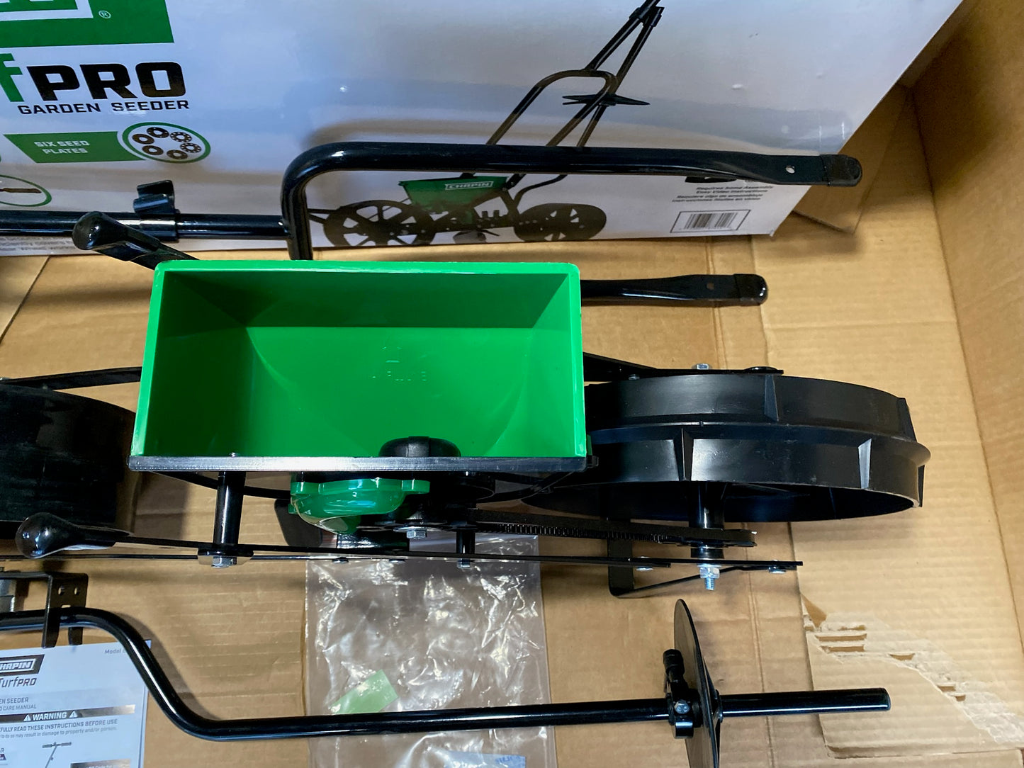 New Other Chapin Garden Push Steel Frame Seeder Planter With 6 Seed Plates