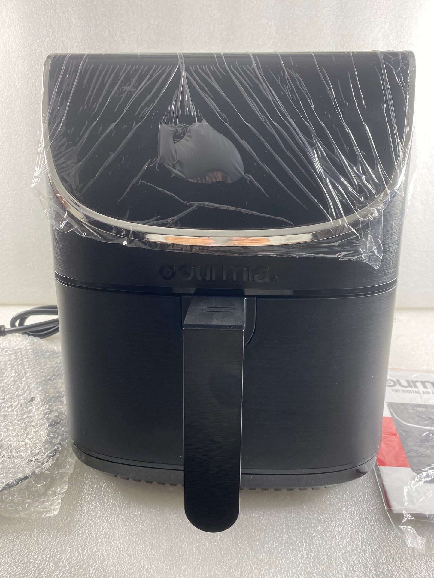 New Gourmia 7 Quart Digital Air Fryer With LED Display, Black