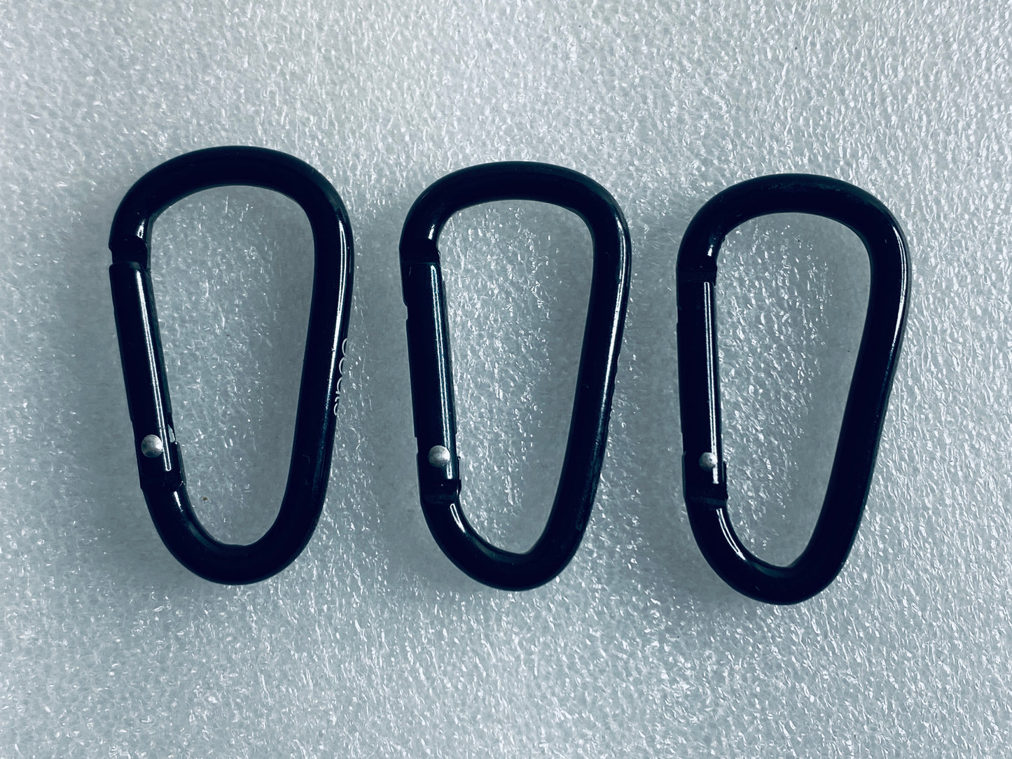 lot Of 3-Beats by Dre Carabiner Belt Bag D Ring Keychain Snap Hook Hanger, Black