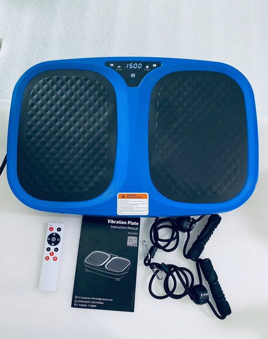 New Other OLIXIS Vibration Plate Full Body Exercise Machine With Remote, Blue