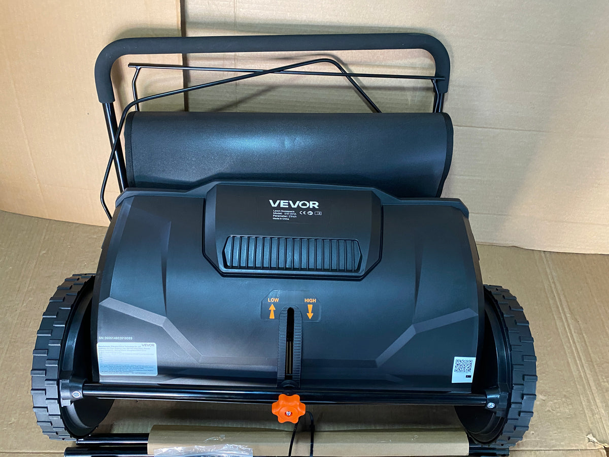 New Other VEVOR Push Lawn Sweeper 21" Leaf/Grass Collector 3.5 cu ft. Hopper Bag