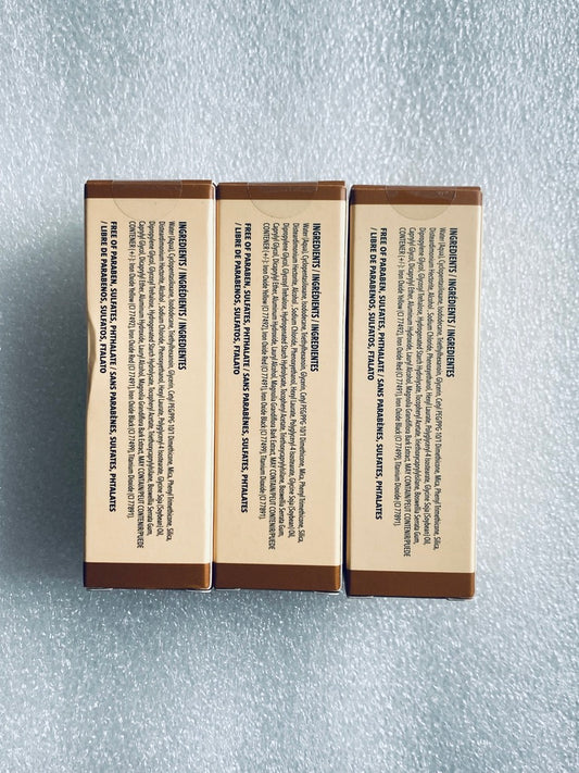 Lot Of 3 - New Moira Face Sculpt Liquid Contour 400 Cocoa, 0.18 oz. Each