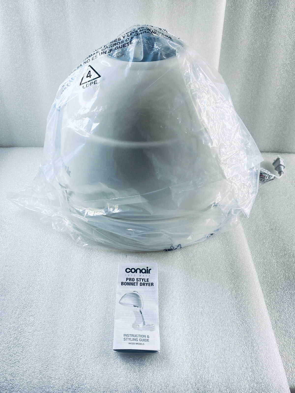 New Other Conair Adjustable Height Bonnet Hair Dryer With Carrying Handle, 1875W