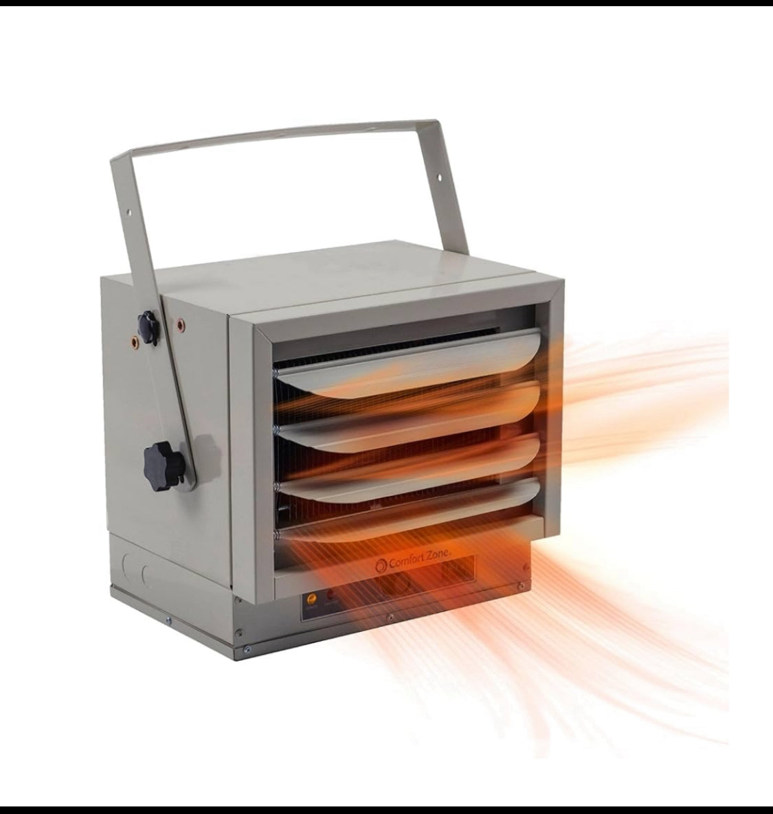 New Other-Comfort Zone 5,000W 240V 17,065BTU Ceiling Electric Fan Forced Heater