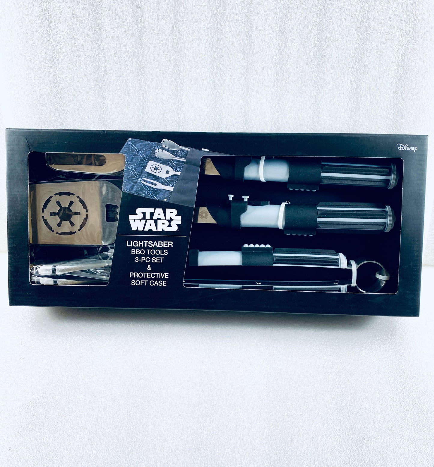 Set Of 3 - New Picnic TIME Star Wars Darth Vader BBQ Grill Tool Set With Case