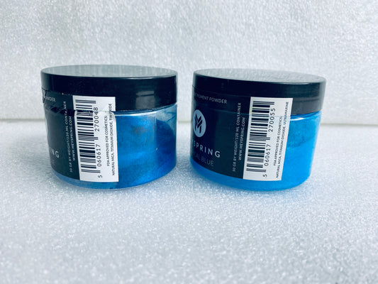 Lot Of 2 - MEYSPRING Tropical Blue & Pacific Blue Pearlescent Pigment Powder