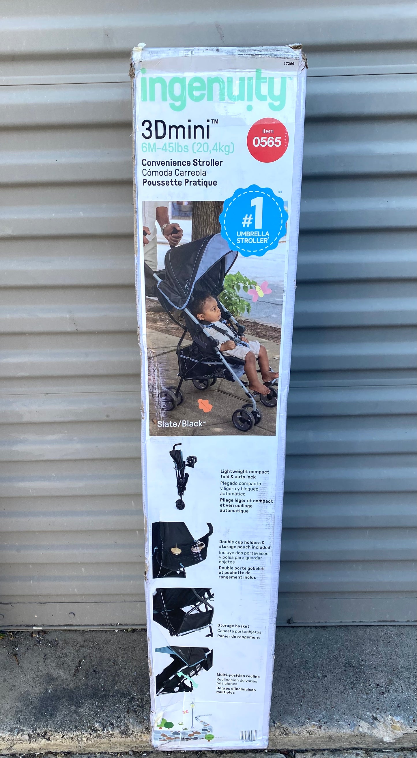 new Other - ingenuity3D mini Convenience Stroller 6M-45lbs, Slate/Black