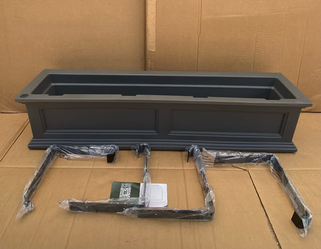 New Other Mayne Fairfield 4ft Self Watering Flower Window Box With Steel Mount