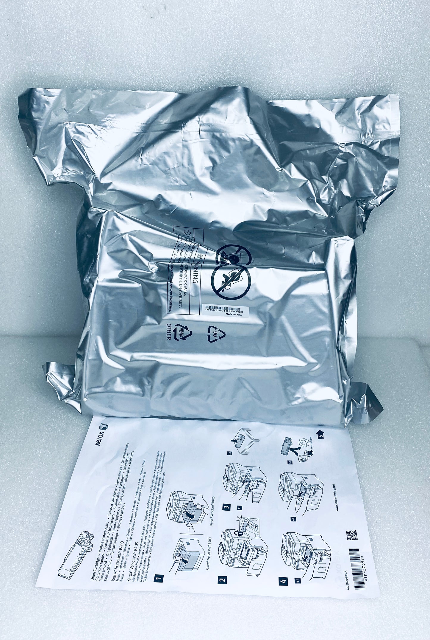 New Open Box Xerox Black Drum Cartridge 013R00591, VersaLink B400/B405 Printers