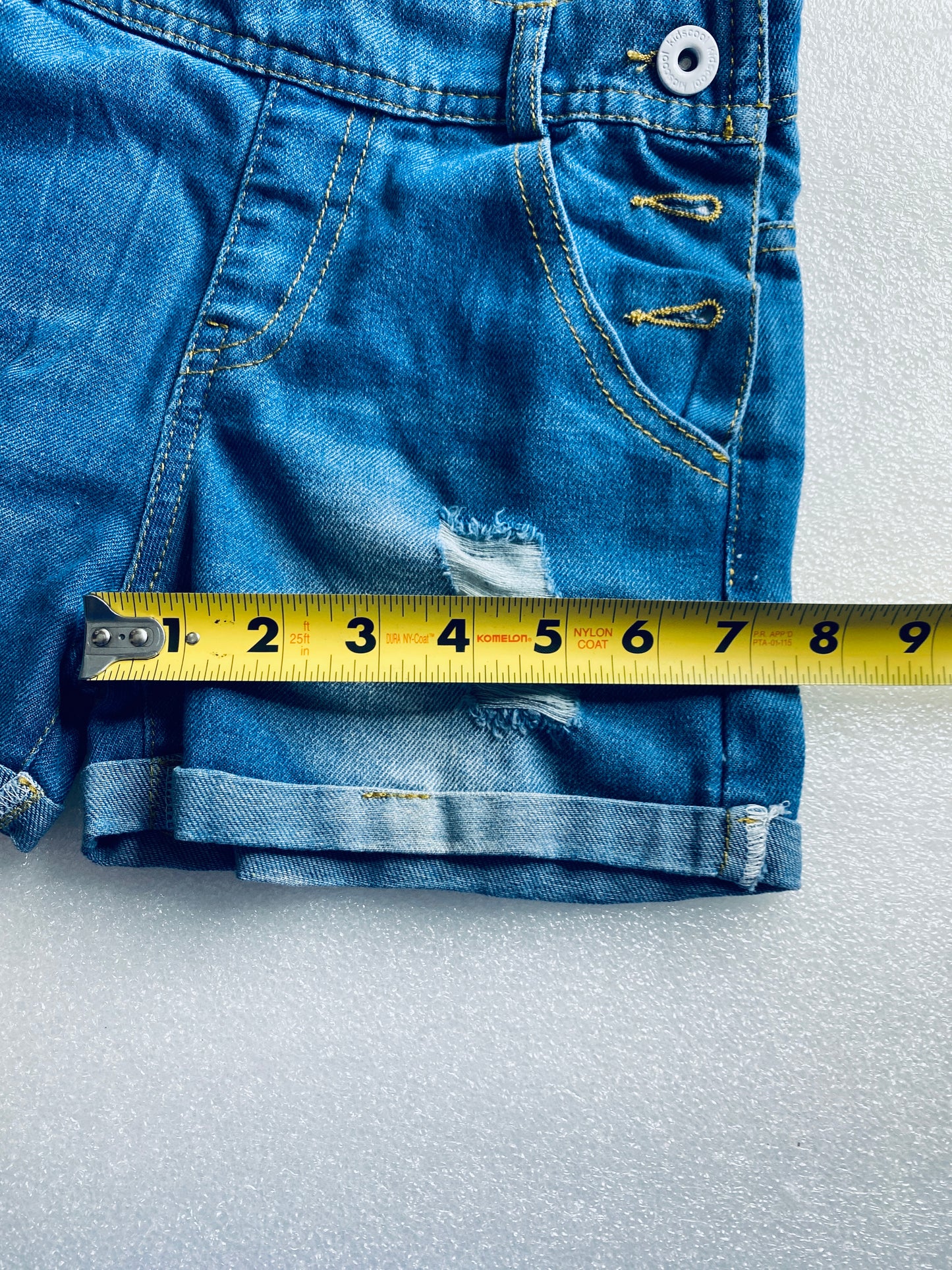 New Kidscool Space Size 6 Overall Denim, Blue