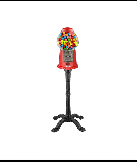 New Other Great Northern 15" Popcorn Gumball Machine With Stand & Coin Bank, Red