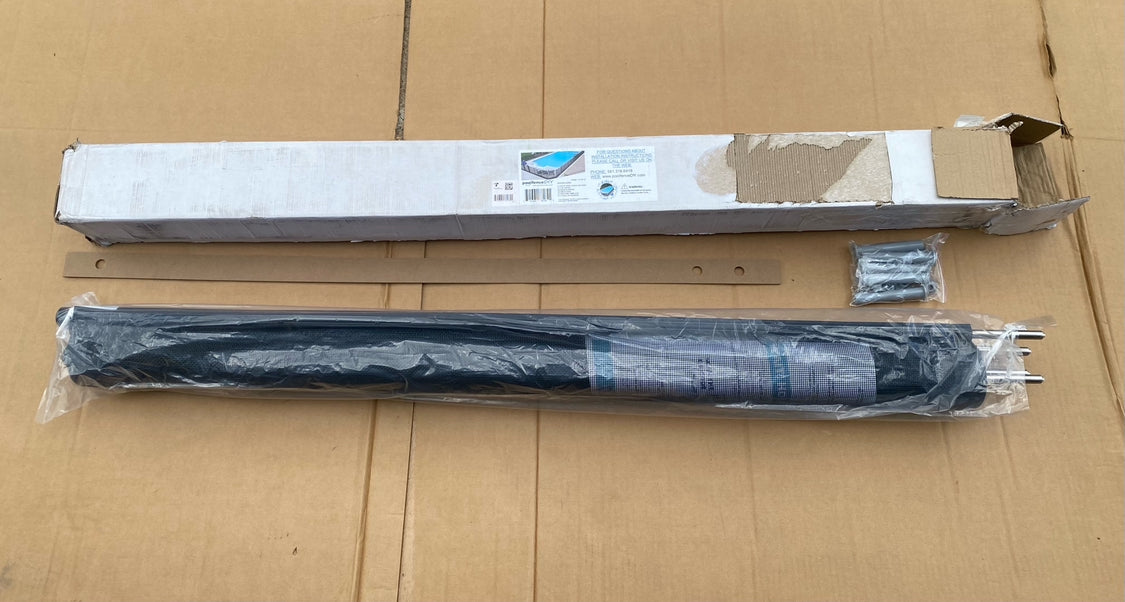 New Life Saver Pool Fence DIY Black Mesh 4’ x 12’ Fencing Section Kit