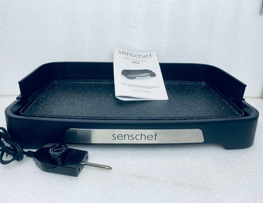 Senschef Cleansnap Everyday Electric 20” Griddle, Midnight Black