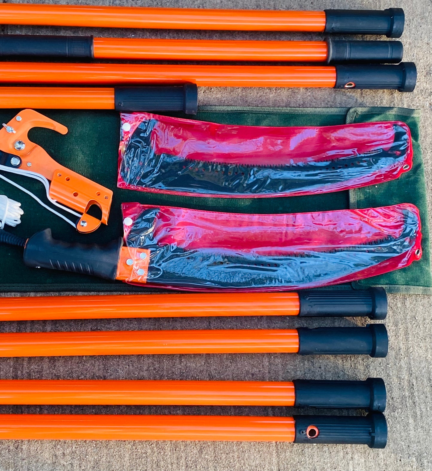 New Other Vevor 7.3-27’ Extendable Manual Pole Saw/Pruner Steel Blade & Scissors