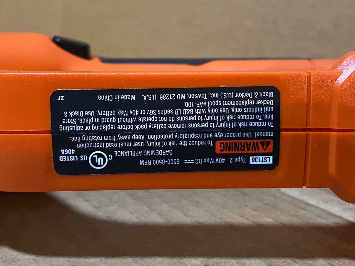 New Other BLACK+DECKER 40V MAX 13” String Trimmer & Lawn Edger, Tool Only