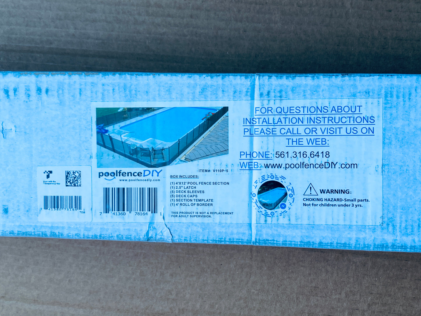 New Other - Life Saver Pool Fence DIY Black Mesh 4’ x 12’ Fencing Section Kit