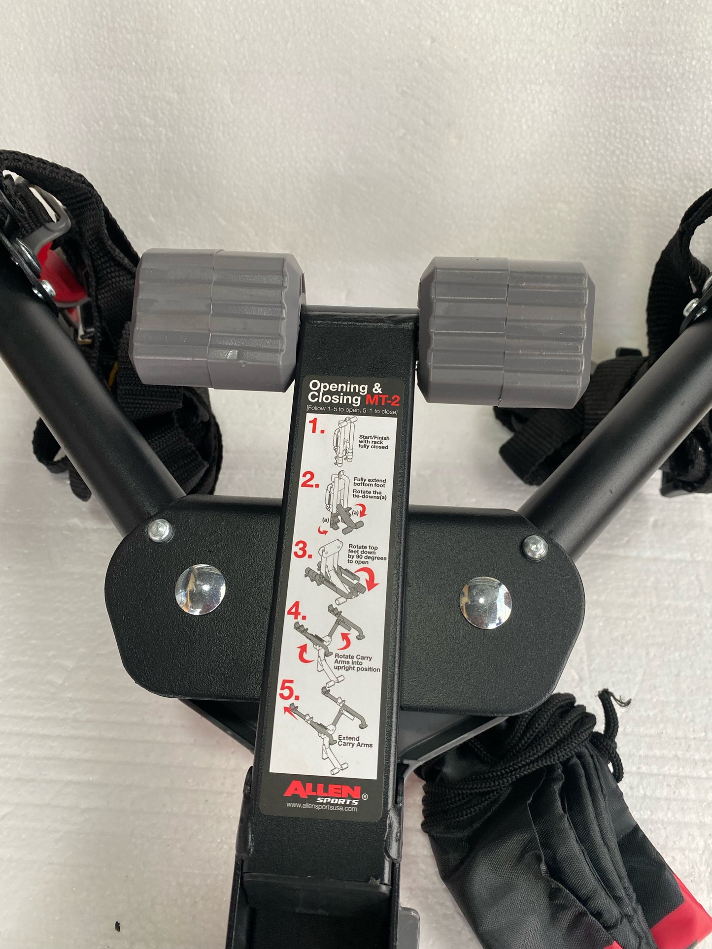 New Other Allen Sports Ultra Compact Folding 2-Bike Trunk Mount Rack, Black