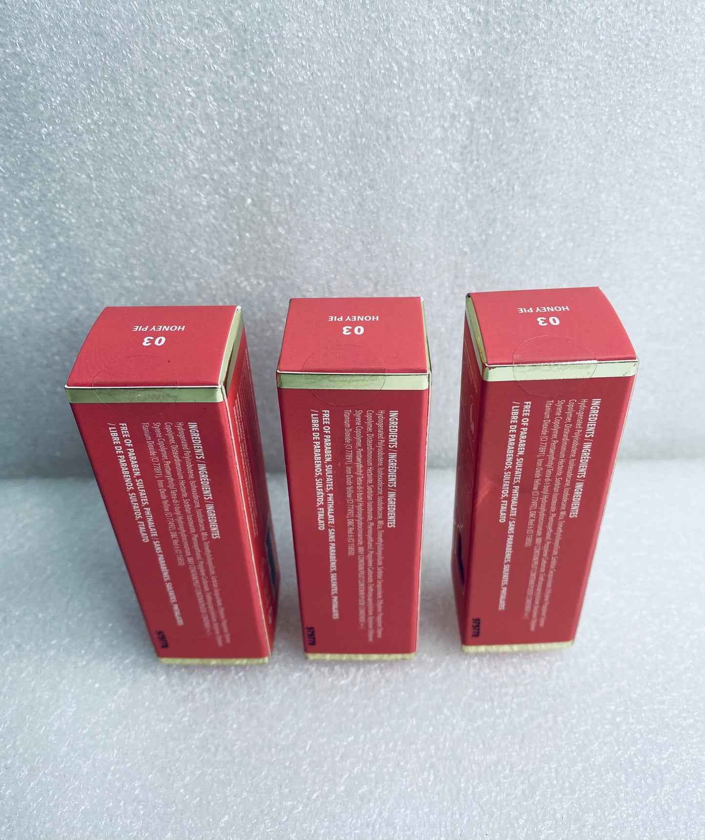 Lot Of 3 - New Moira Love Steady Liquid Blush Radiant Finish 03, 0.17 oz. Each