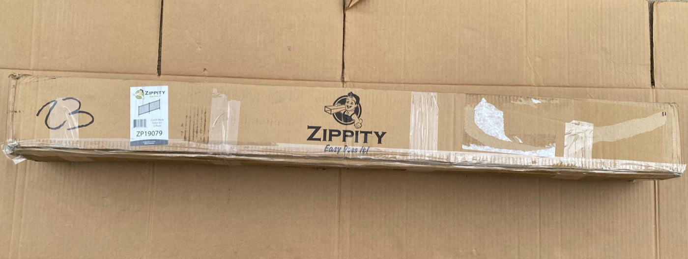 New Other Zippity 35” H x 42” W 2 Panel Poly-Steel Fence Kit For Pets, Black