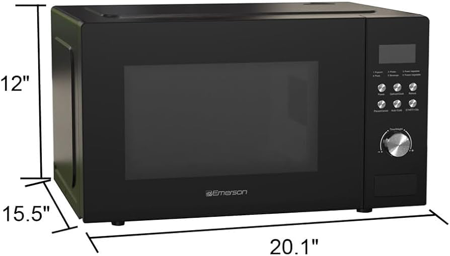 New Other Emerson 1,000 Watt 1.1 Cu. Ft. Countertop Microwave Oven, Black