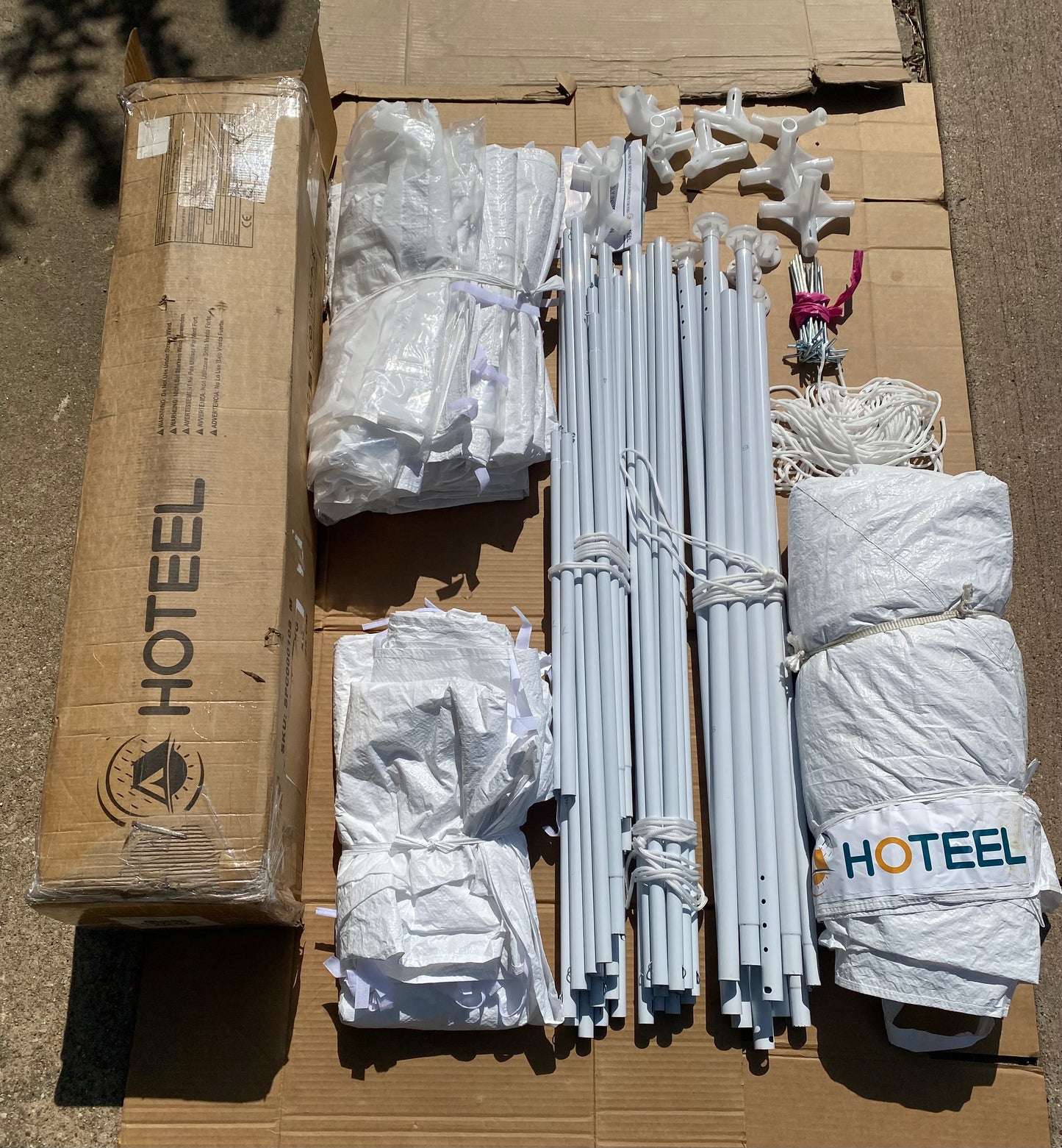 Like New HOTEEL 10’ x 30’ Party Tent With 8 Removable Walls for Events, White