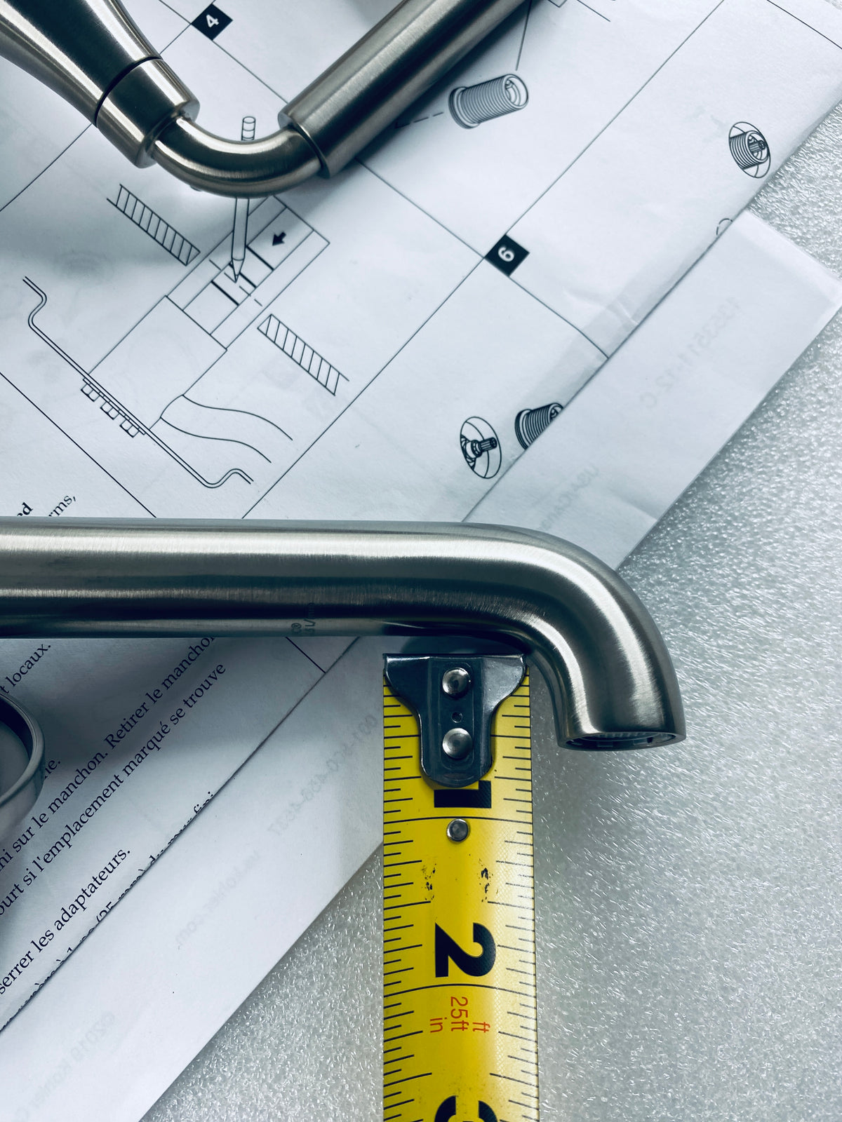 New Other Kohler Tone Wall-Mount Bathroom Sink Faucet Set With Two Lever Handles