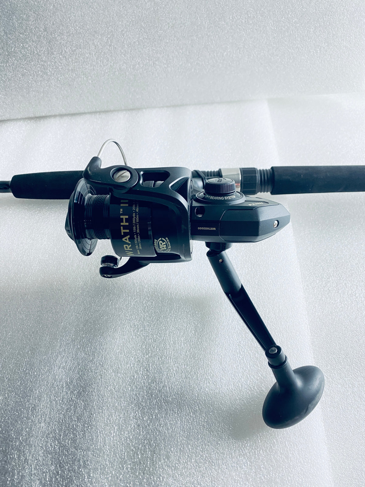 New Other PENN Wrath II 7' 2Pc Medium Heavy Spinning Reel Combo, Black