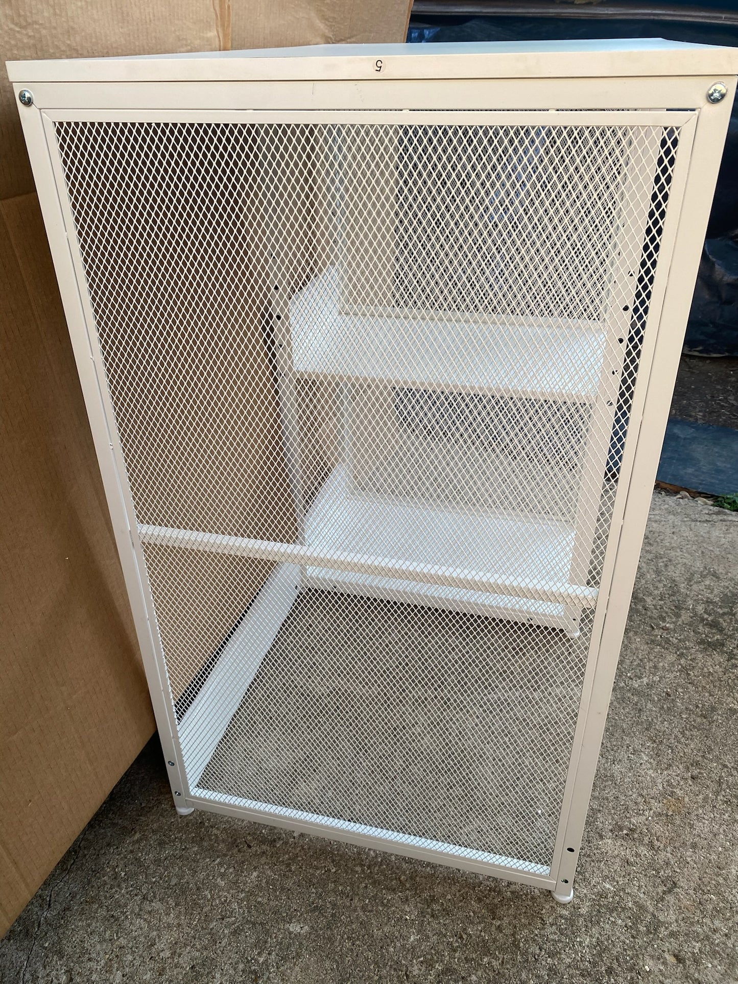 New Other KirKical 3-Tier Coffee Bar Cabinet With Mini Fridge Space, White
