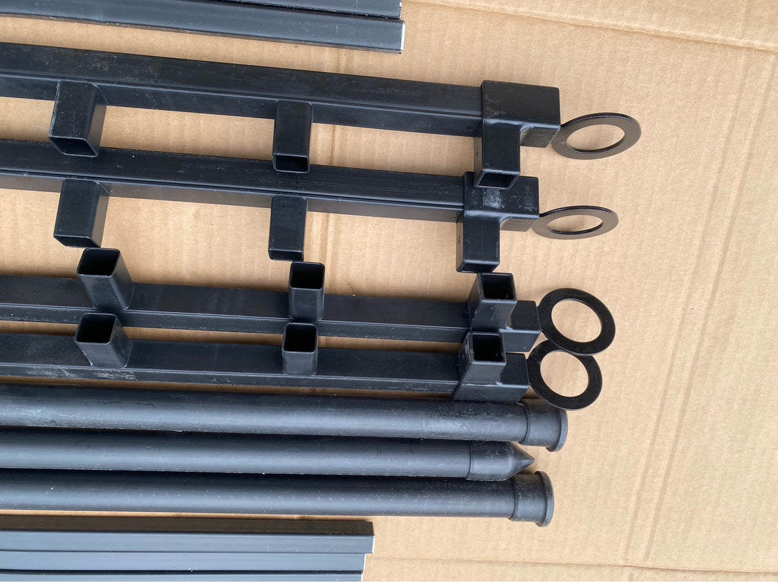 New Other Zippity 35” H x 42” W 2 Panel Poly-Steel Fence Kit For Pets, Black
