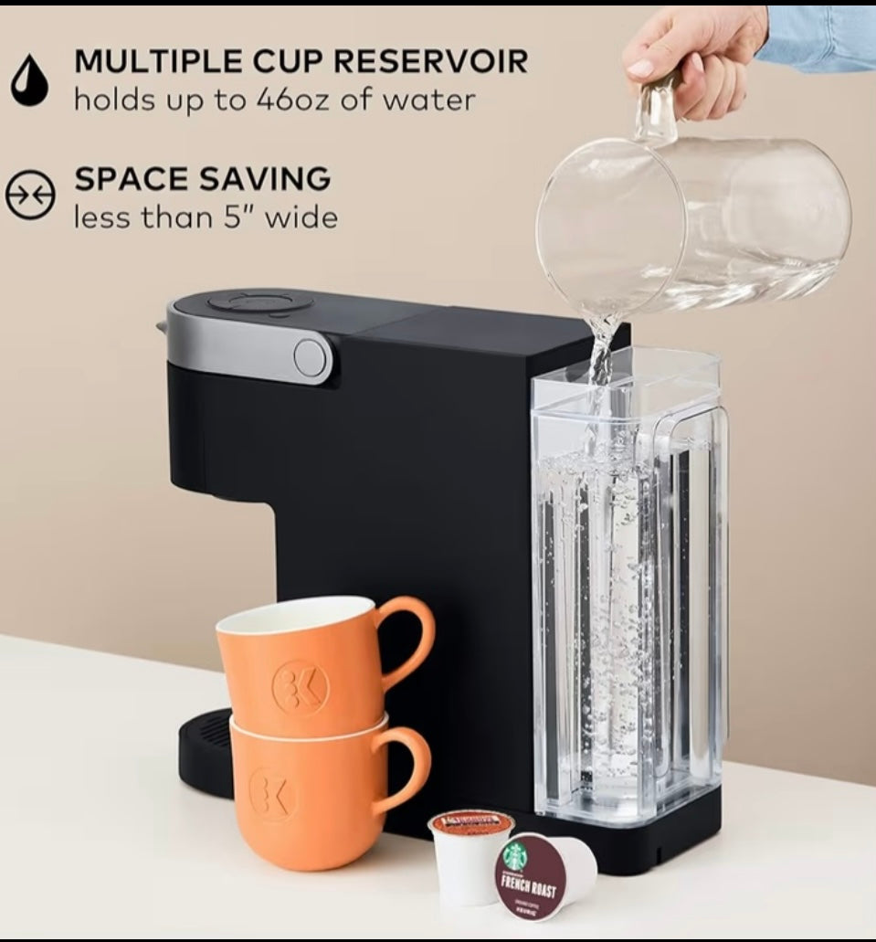 New Open Box Keurig K-Slim Single Serve Coffee Maker, Black