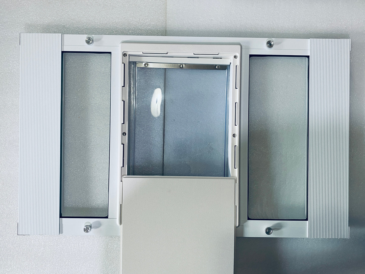 New Other Ideal Pet Aluminum Sash Adjustable Window Pet Door W/ 10-1/2”x15” Flap