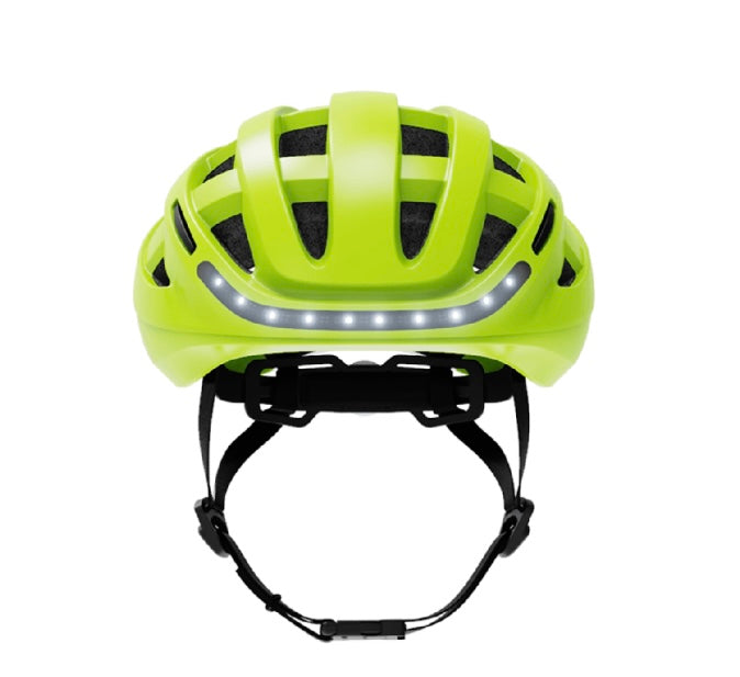 New Other Lumos Kickstart II M/L Electric Lime Smart Bike Helmet With Remote