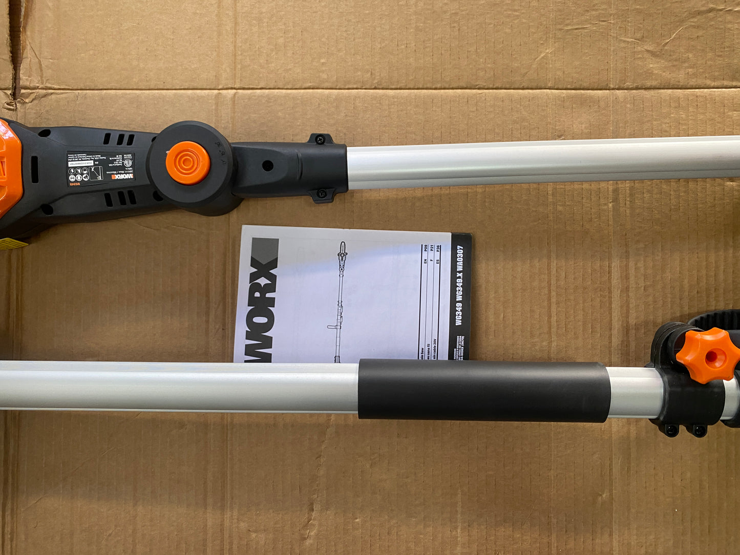 New Open Box WORX 20V 8” Cordless Telescoping Pole Saw, Up to 13.3ft Reach