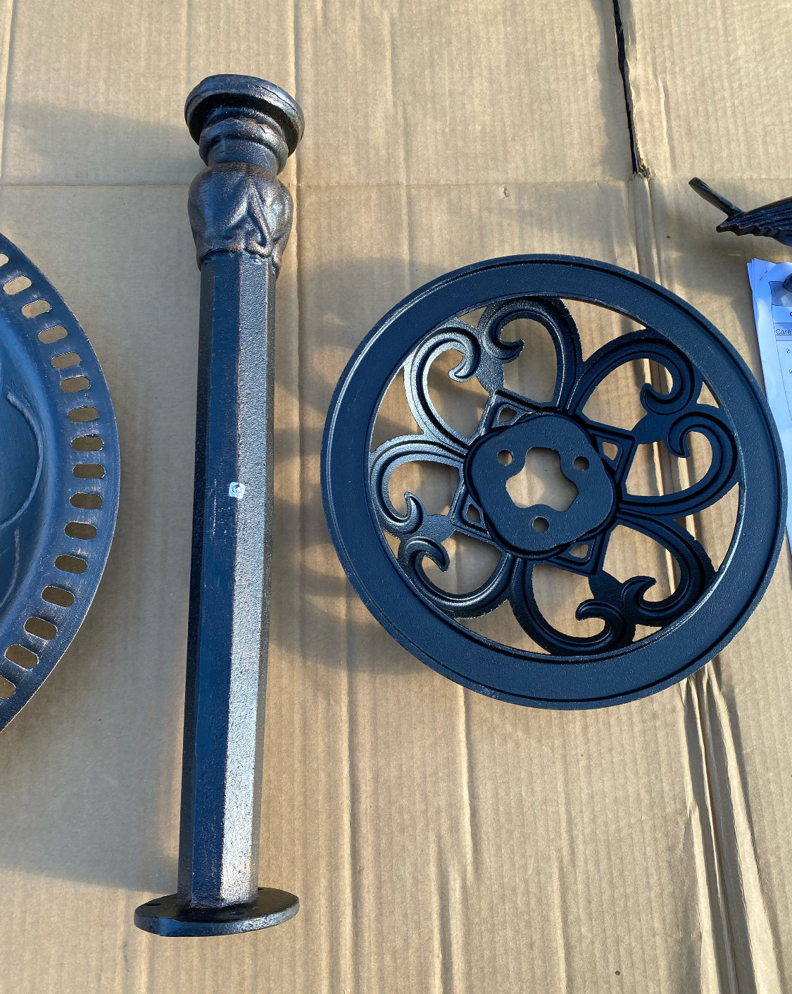 New Other Christopher Knight Home Anessa Aluminum & Iron Bird Bath, Shiny Copper