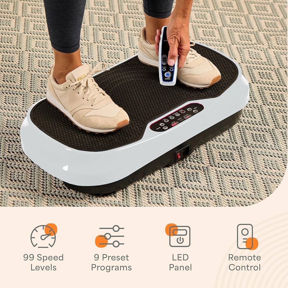 New Other Lifepro Waver Mini Vibration Plate Exercise Machine, White