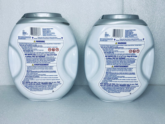 lot of 2 new - tide power pods hygienic clean heavy 10x duty, 96 count total
