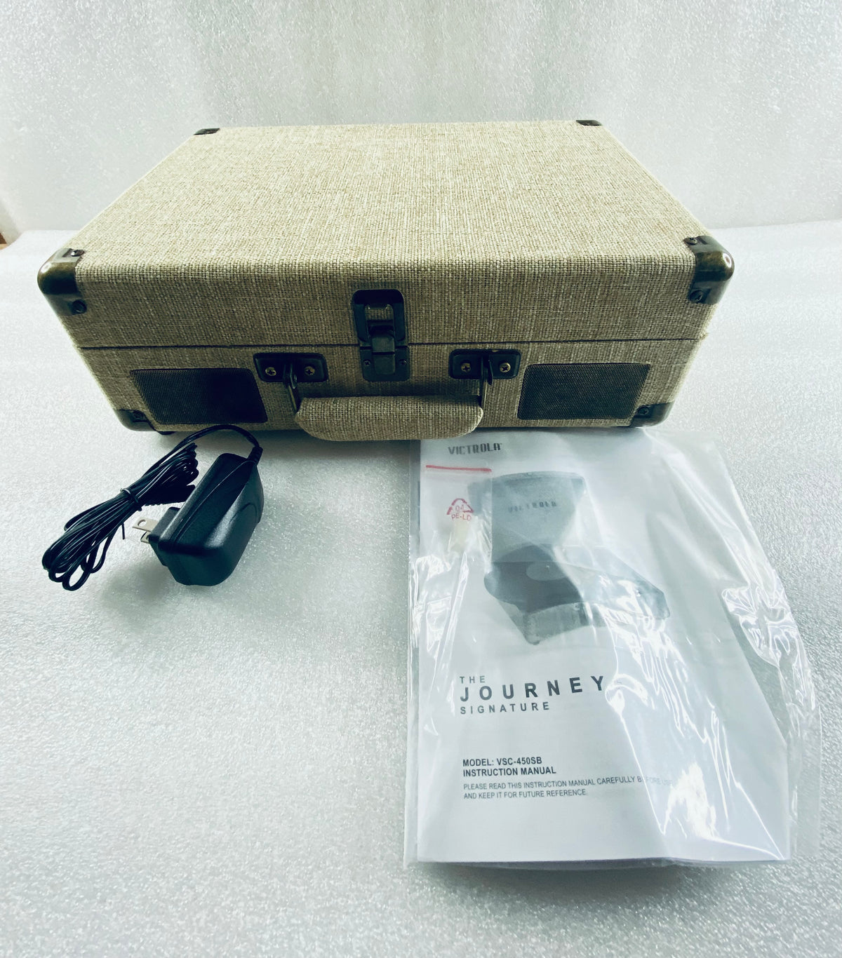 New Open Box Victrola The Journey Signature, Suitcase Vinyl Record Player