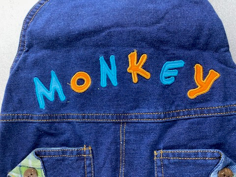 New Kidscool Space Size 3T Overall Denim, Blue