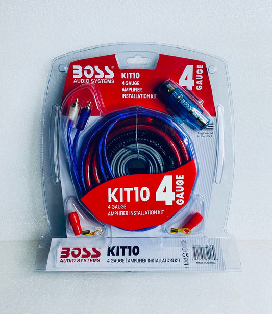 New BOSS Audio Systems KIT10 4 Gauge Amplifier Installation Wiring Kit