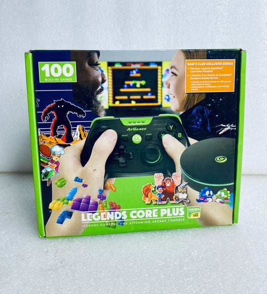 New At Games Legends Core Plus Game Pad&Streaming Console W/ 100 Built-In Games