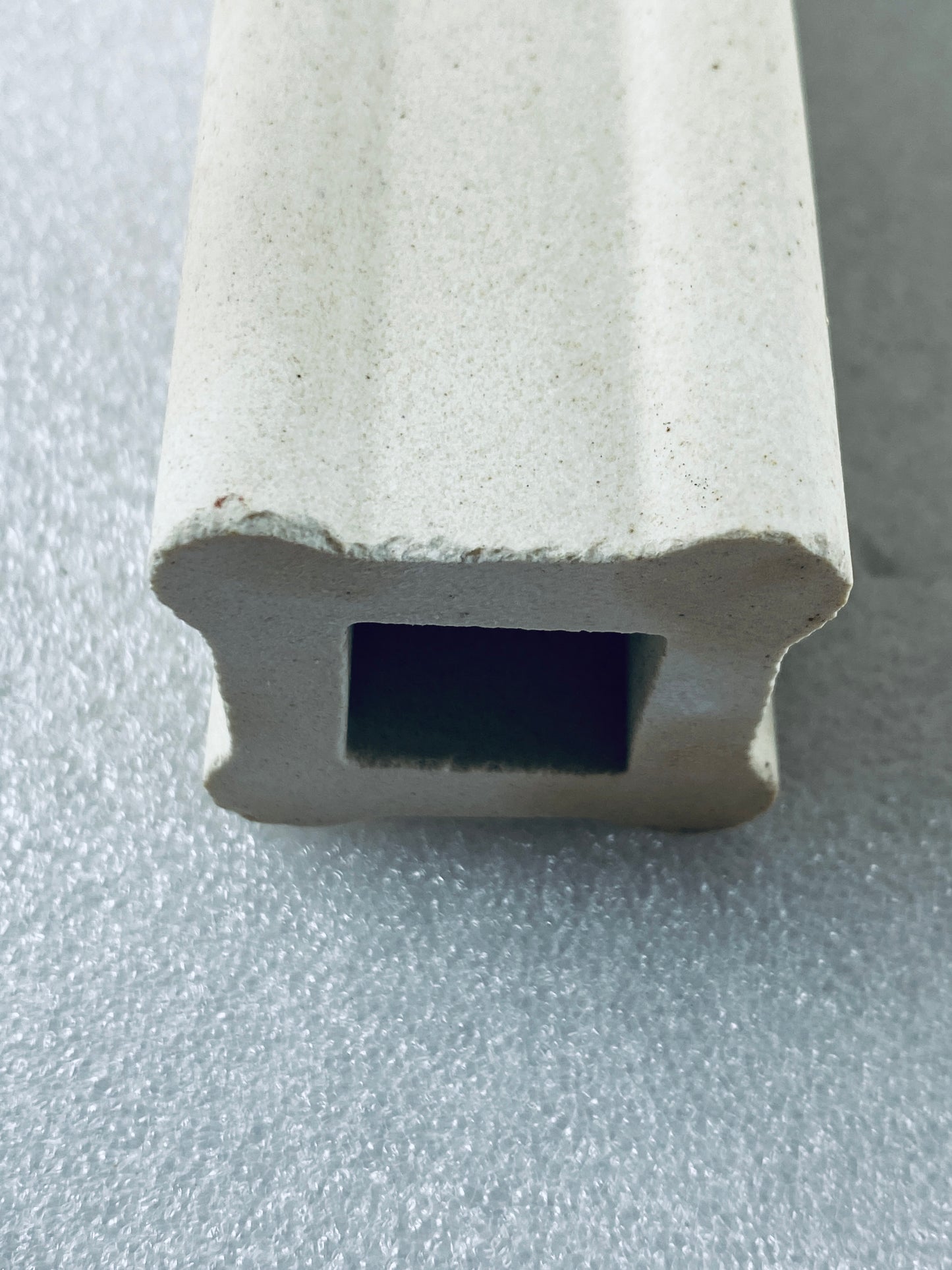Lot Of 4 - Kiln Approx. 6" Tall x 1 1/2" Wide Squared End Posts
